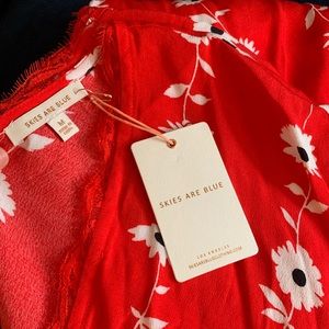 NWT Skies Are Blue Floral Maxi Dress